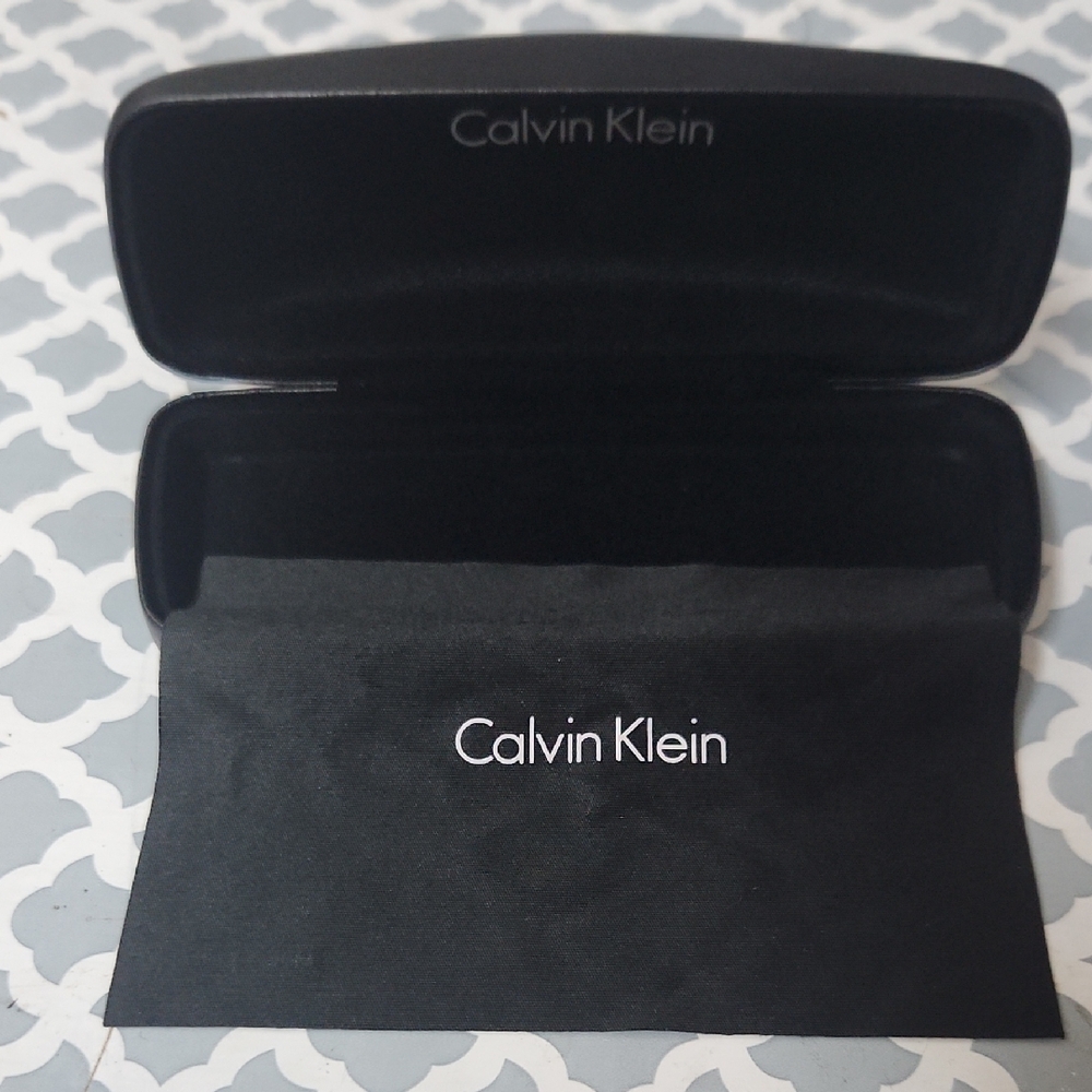 Calvin Klein Elegant Black Glasses Case
